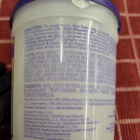 NEW & SEALED ORS LOCK N' TWIST HAIR GEL 13oz - Picture 5 of 7